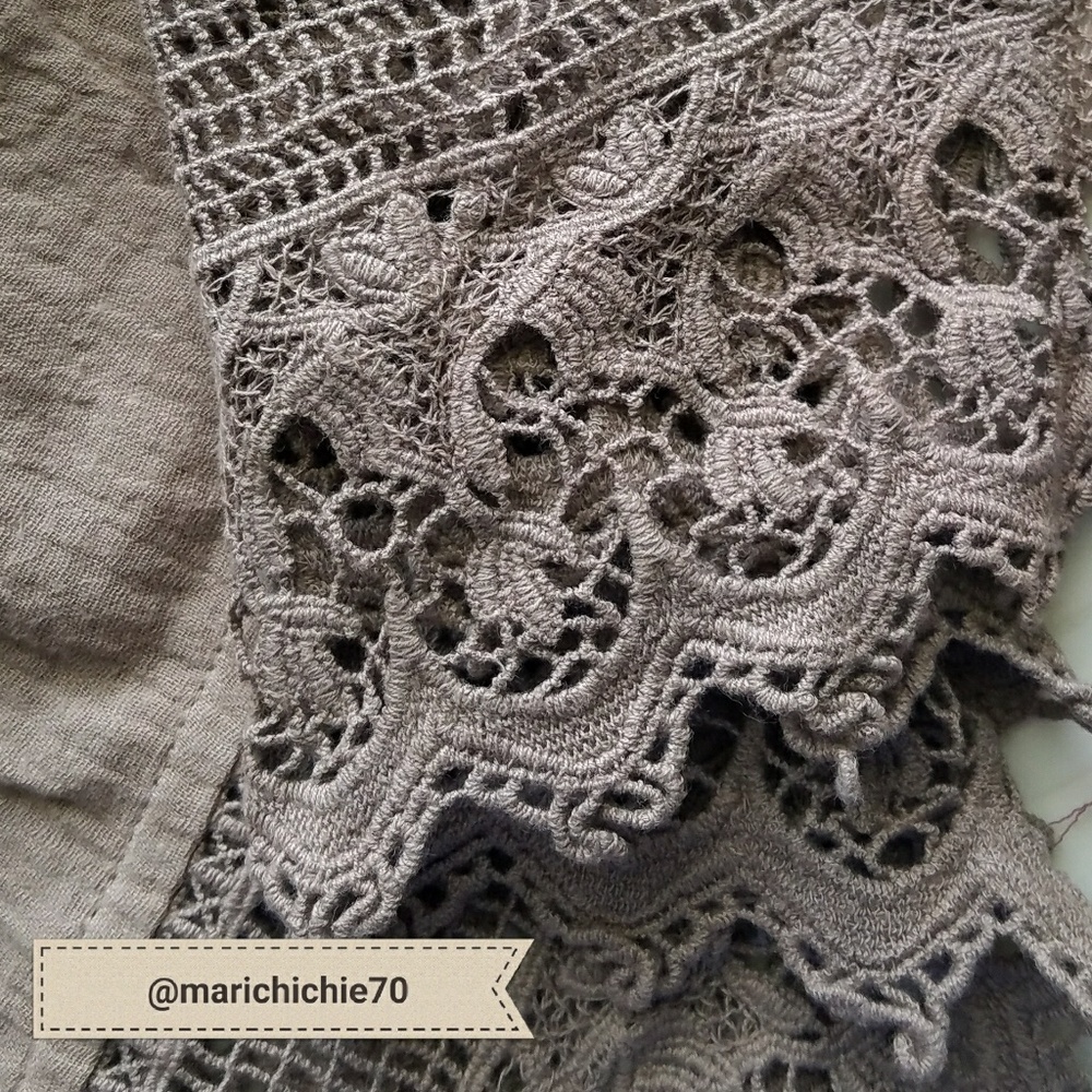 NWT Crochet Trim Mini Dress - Picture 4 of 4